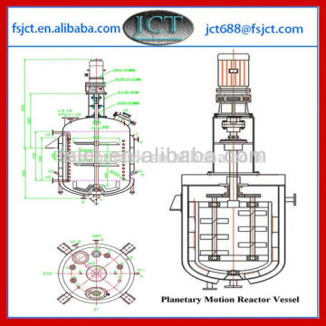 JCT Machinery Chemical Industrial bioplastic resin reactor